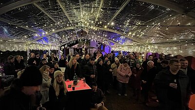Inxmail Winterfest 2023: Weihnachtsmarkt unter dem Sternenhimmel